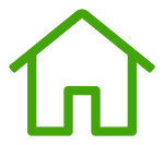 Home Icon - Green